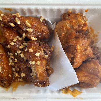 Fire Wings - 10 PIECES, Peanut Butter & Buffalo - Chicken Wings Near Me - San Mateo, California Fire Wings - 10 PIECES, Peanut Butter & Buffalo - Chicken Wings Near Me - San Mateo, California