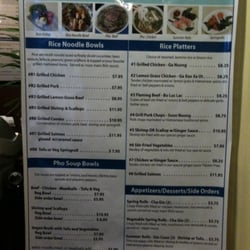 Rice Paddies Grill - The Menu