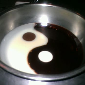 The Melting Pot - Yin Yang chocolate fondue dessert! - Fondue Near Me - Arlington, Virginia The Melting Pot - Yin Yang chocolate fondue dessert! - Fondue Near Me - Arlington, Virginia