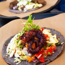 Casa Masa - Octopus Taco and Carne Asada Taco