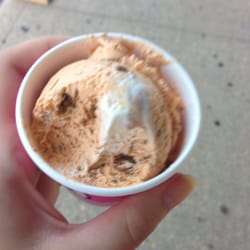 Flavor of the month: pumpkin cheesecake. It tastes exactly like pumpkin pie