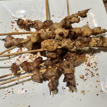 Jumak Skewers - Beef, pork, Chicken & Lamb Skewers, not tender and small - Korean Near Me - Pasadena, California Jumak Skewers - Beef, pork, Chicken & Lamb Skewers, not tender and small - Korean Near Me - Pasadena, California