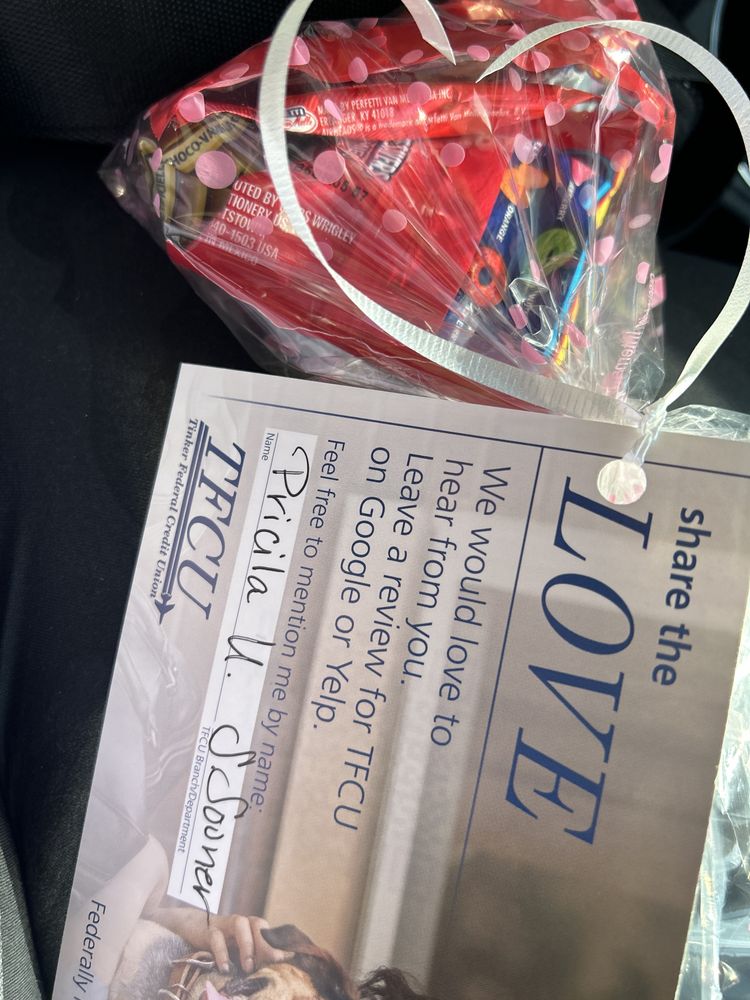 TINKER FEDERAL CREDIT UNION Updated October 2024 44 Reviews 9601