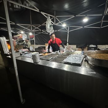 Tacos El Venado - Tent setup of the carnes. - Food Trucks Near Me - Los Angeles, California Tacos El Venado - Tent setup of the carnes. - Food Trucks Near Me - Los Angeles, California