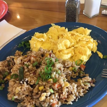 Coconuts Fish Cafe - Breakfast rice with scrambled eggs! - Seafood Near Me - Kihei, Hawaii Coconuts Fish Cafe - Breakfast rice with scrambled eggs! - Seafood Near Me - Kihei, Hawaii