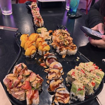 Rock N Roll Sushi - Greatest Hits platter - Sushi Bars Near Me - Midlothian, Virginia Rock N Roll Sushi - Greatest Hits platter - Sushi Bars Near Me - Midlothian, Virginia