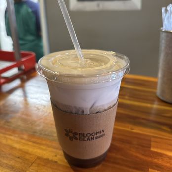 Bloomin' Bean Coffee Bar - Bourbon caramel cold brew with toasted marshmallow cold foam - Coffee & Tea Near Me - Blythewood, South Carolina