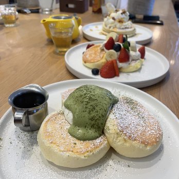 Flipper’s - Matcha soufflé pancake - Pancakes Near Me - New York, New York