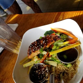 The Corner - Salmon teriyaki bowl... yummy - Sandwiches Near Me - Boulder, Colorado The Corner - Salmon teriyaki bowl... yummy - Sandwiches Near Me - Boulder, Colorado