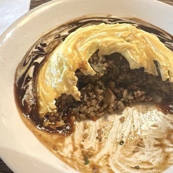 Yoshiya Kitchen - Inside the Chashu Omelette Rice with House Special Sauce. Very good! - Ramen Near Me - Henderson, Nevada Yoshiya Kitchen - Inside the Chashu Omelette Rice with House Special Sauce. Very good! - Ramen Near Me - Henderson, Nevada