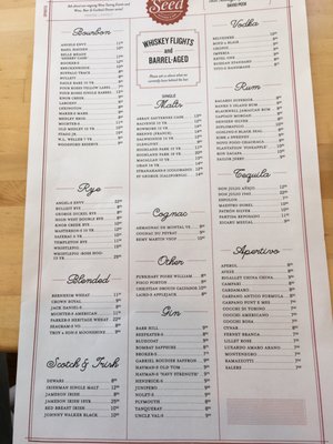 Menu photo 8 Seed Kitchen & Bar Marietta, GA Menu photo 8 Seed Kitchen & Bar Marietta, GA
