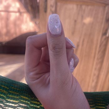 Puffin Nails - I had asked for a coffin shape but it's very curvy - Nail Salons Near Me - Concord, California