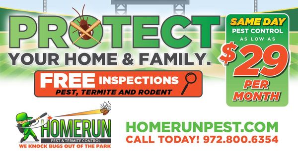 About Home Run Pest - We believe in doing business with honesty, integrity and passion. We provide our valued customers with the top quality service they deserve and nothing less. Johnny and Christy are very passionate about Home Run Pest and Termite Control and constantly strive to improve the company and it’s operations to better serve their customers.