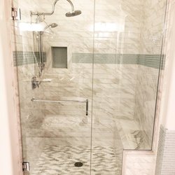 Montgomery Glass Pro - Inline shower door with natch installation