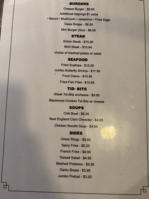 Menu photo 2 Cafe Oasis North Baldwin, NY Menu photo 2 Cafe Oasis North Baldwin, NY