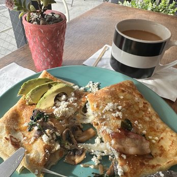 Chit Chat Cafe - Delicious coffee with California crepe at this cute little coffee shop. - Coffee & Tea Near Me - Manteca, California