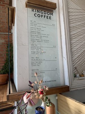 Menu photo 1 Kingdom Coffee Springfield, MO