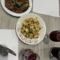 Seafood Story - Eggplant and potato salad