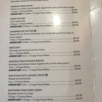 Hoover's Cooking - Menu - Southern Near Me - Austin, Texas Hoover's Cooking - Menu - Southern Near Me - Austin, Texas