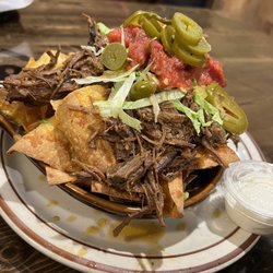 28th St. Pit & Pub - Nachos with Brisket
