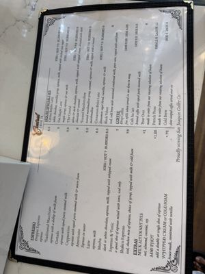 Menu photo 1 Central Coffee Co Tracy, CA
