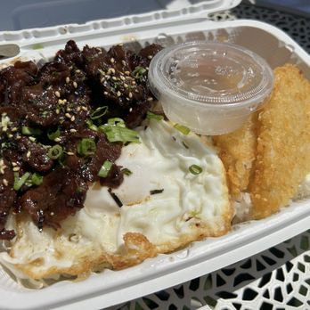 HiFi Kitchen - Tapa Silog with Plain White Rice - Filipino Near Me - Los Angeles, California