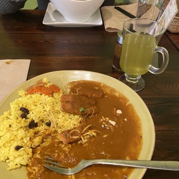 VegiOasis - Tempeh curry dish - Vegan Near Me - Huntington Beach, California