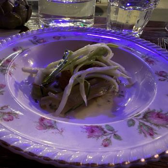 Her Place - Scallop, puntarelle - French Near Me - Philadelphia, Pennsylvania Her Place - Scallop, puntarelle - French Near Me - Philadelphia, Pennsylvania