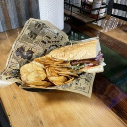 Sure Shot Sportmen Bar And Grill - Gator sausage po boy