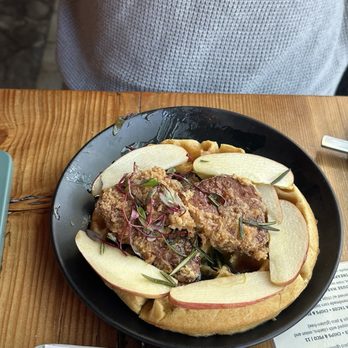 Element Gastropub - Mouthwatering Elemental Chik'n n Waffles - Vegetarian Near Me - Raleigh, North Carolina
