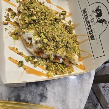 Milkcow - Pistachio waffle - Ice Cream & Frozen Yogurt Near Me - Las Vegas, Nevada