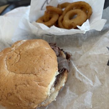 Beefy King - XL beef sandwich  Onion Rings - Fast Food Near Me - Orlando, Florida