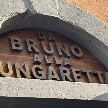 Bruno Alla Lungaretta - Sign above door - Roman Near Me - Rome, RM