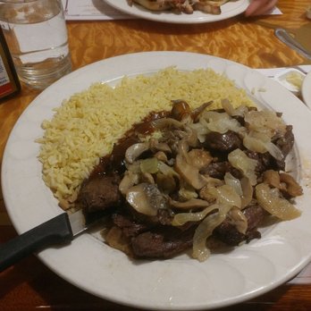 Georgia Diner - Roumanian steak tips and rice - Diners Near Me - Elmhurst, New York