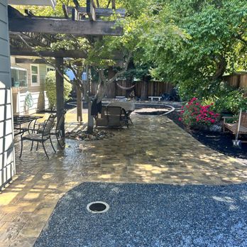 Bay Drainage - Little patio for awesome client in Walnut Creek - Plumbing Near Me - Danville, California