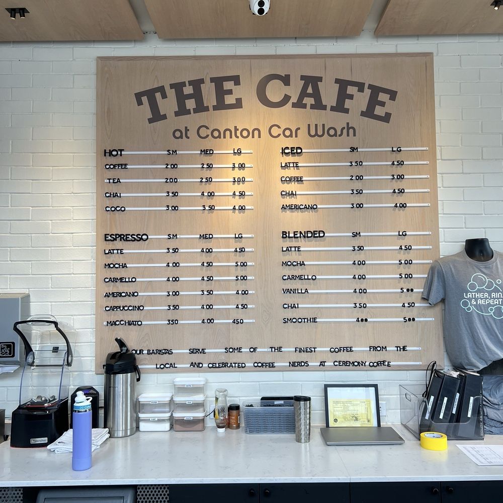 Cafe menu Cafe menu