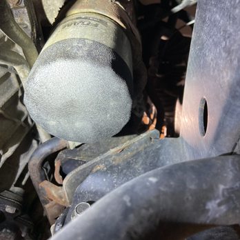 Tires Plus - Old oil filter. Never changed oil or checked oil for radiator fluid. - Tires Near Me - Jeffersontown, Kentucky