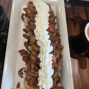 Seven Mile Cafe - Strawberries Nutella French toast - Breakfast & Brunch Near Me - Mesquite, Texas Seven Mile Cafe - Strawberries Nutella French toast - Breakfast & Brunch Near Me - Mesquite, Texas