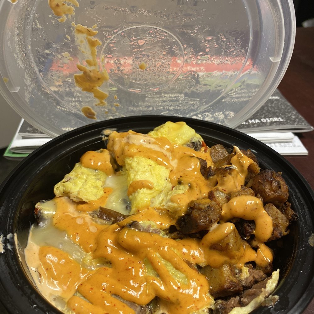 Steak and egg burrito bowl Steak and egg burrito bowl