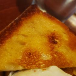 McBob's Pub & Grill - Great sourdough toast, toasted perfectly with that dense chewy texture, the real deal. Kudos for having great bread.