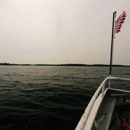Our ferry through the St. Lawrence River