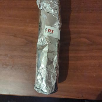 The Kebab Shop - San Diego wrap with steak is almost the length of the tray - Mediterranean Near Me - Fremont, California The Kebab Shop - San Diego wrap with steak is almost the length of the tray - Mediterranean Near Me - Fremont, California