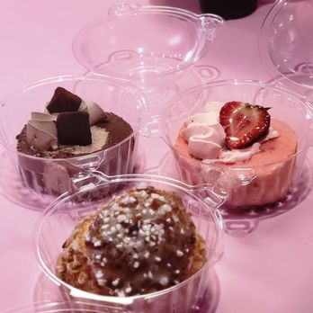 Malu - (L to R): Chocolate roll ($6.25), double cream cookie puff ($4.75), and strawberry roll ($6.25) - prices as of 7/2025 - Desserts Near Me - Honolulu, Hawaii Malu - (L to R): Chocolate roll ($6.25), double cream cookie puff ($4.75), and strawberry roll ($6.25) - prices as of 7/2025 - Desserts Near Me - Honolulu, Hawaii