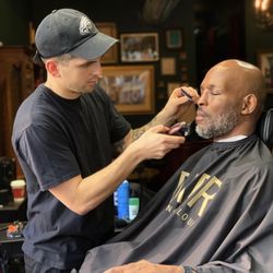 DAPR Grooming Parlour - The champ is here. We offer hot razor shaves for your face head.
