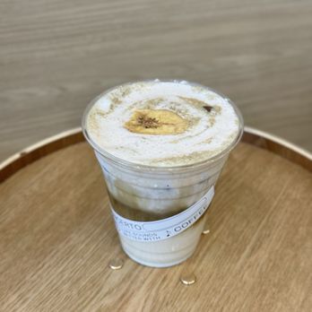 Concerto Coffee - Banana Hojicha Latte - Coffee & Tea Near Me - Los Angeles, California Concerto Coffee - Banana Hojicha Latte - Coffee & Tea Near Me - Los Angeles, California