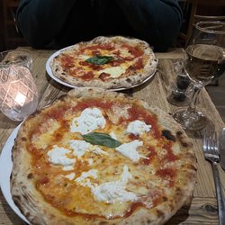 Made in Italy - Burrata Pizza and Divoli Pizza, both absolutely amazing
