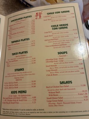 Menu photo 3 Guayos El Rey Miami, AZ
