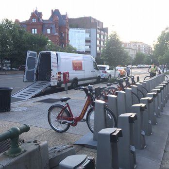 Capital Bikeshare - Bikeshare docking station by New Hamp & 15th Street. - Bike Sharing Near Me