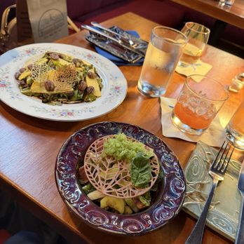 Zunzun - Appetizers. Apple ginger salad and tuna salad. - Tapas/Small Plates Near Me - Lexington, Virginia Zunzun - Appetizers. Apple ginger salad and tuna salad. - Tapas/Small Plates Near Me - Lexington, Virginia