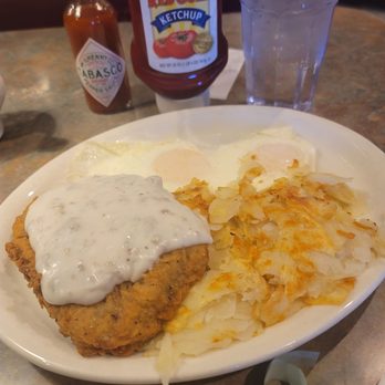 MOE'S Restaurant - Country fried steak. It was as good as it looks. - New American Near Me - Huntington, Indiana
